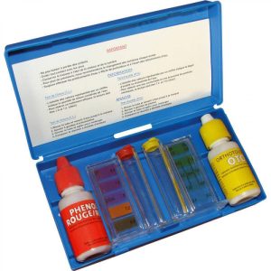 Trousse d&rsquo;analyse ph, chlore, Brome Série 4 – 20 mL